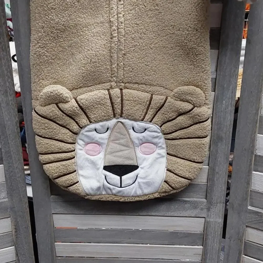 Be Brave Lion Cozy Bag Onesie | Izzy & Oliver | 0-12 Months